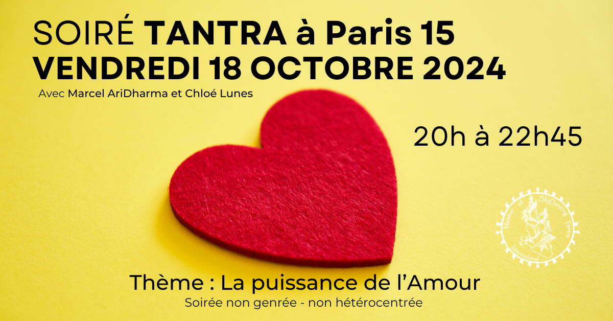 soiree de tantra Paris 15